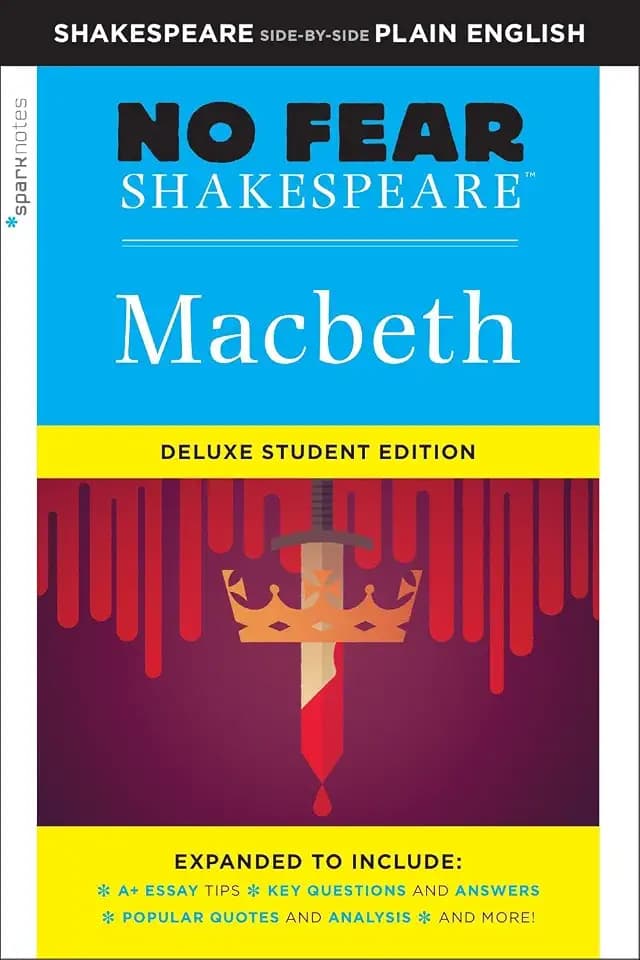 Macbeth (No Fear Shakespeare): No Fear Shakespeare Deluxe Student Editions - Shakespeare Side-by-Side Plain English (Sparknotes No Fear Shakespeare, Band 28)