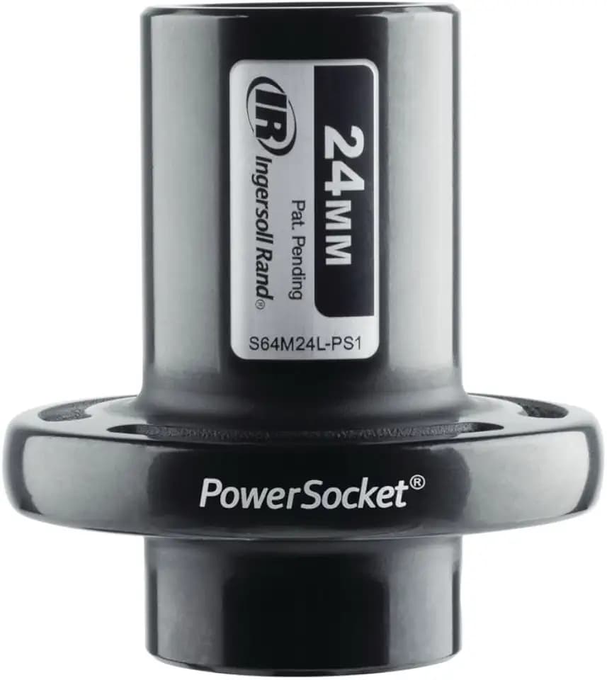 Ingersoll Rand PowerSocket S64M24L-PS1, 24 mm Steckschlüssel, 1/2''-Antrieb, bis zu 50% mehr Drehmoment, Schlagwerkzeug