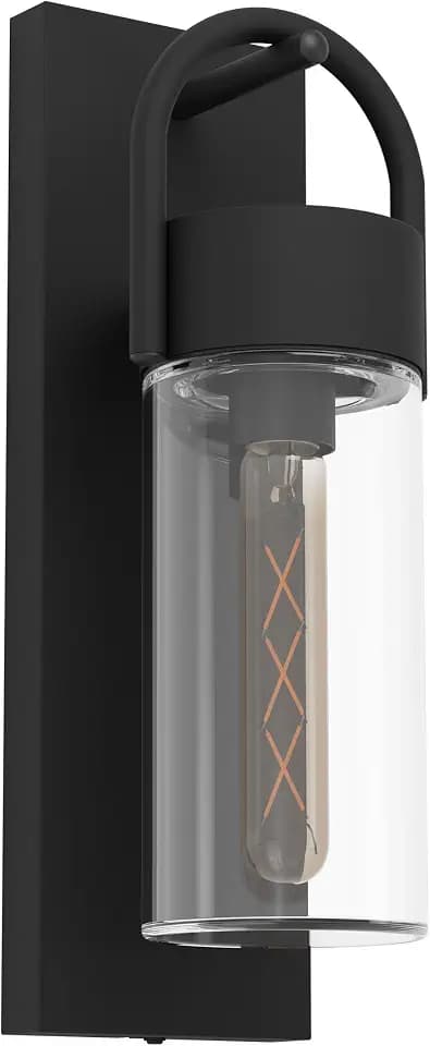 EGLO Wandlampe außen Carraro, Außenbeleuchtung Hauswand, Wand Außenlampe
