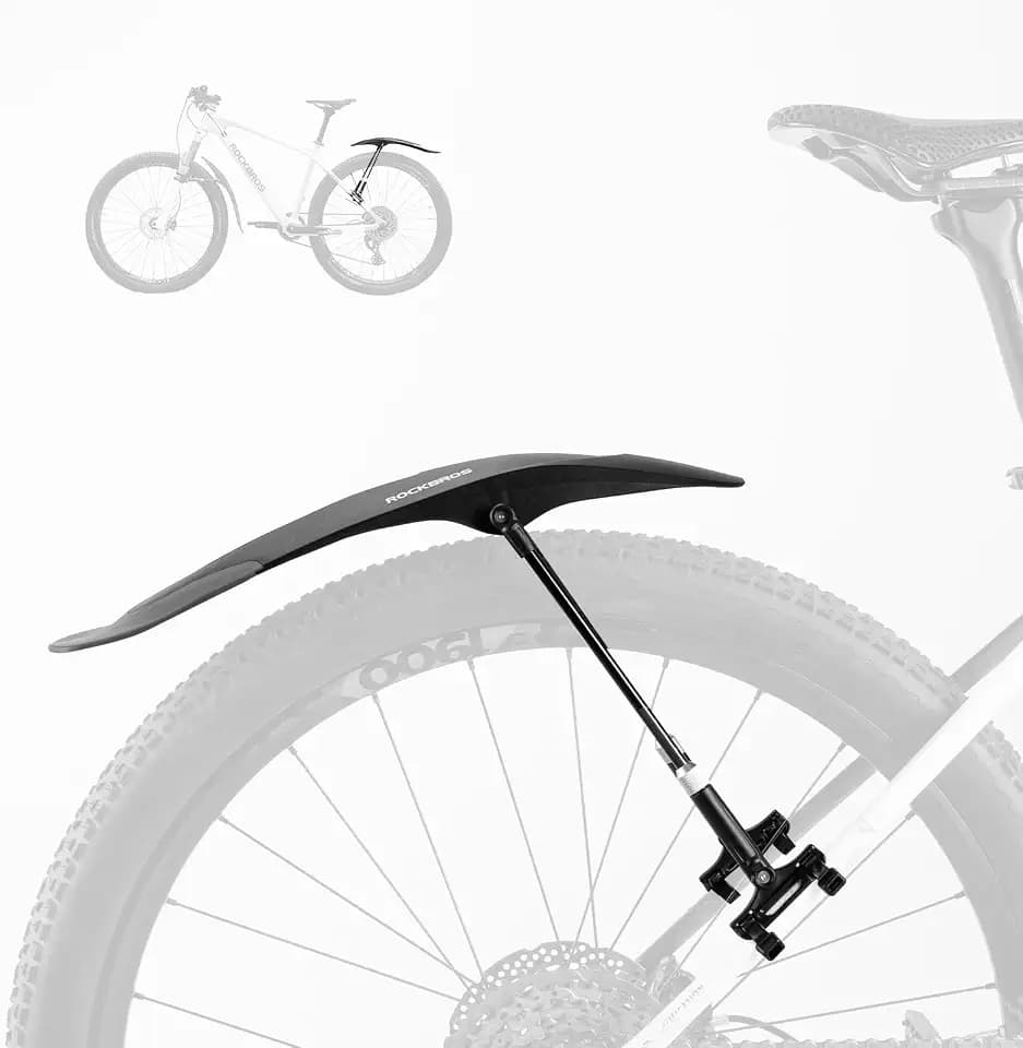 ROCKBROS Bike Fenders Adjustable Mud Guards for 26-29" MTB, Rear