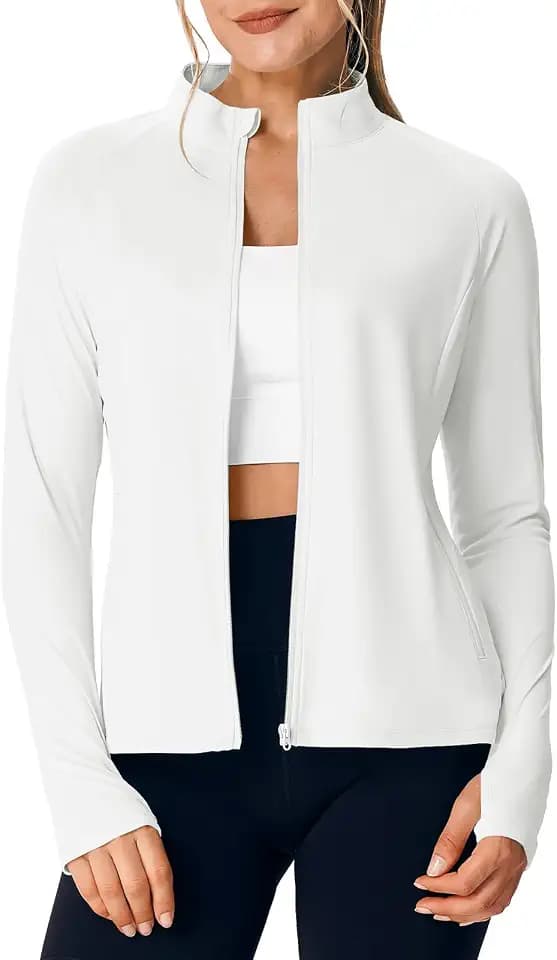 TBMPOY Women's UPF 50+ Sun Protection Jacket Lightweight Full Zip UV Shirt