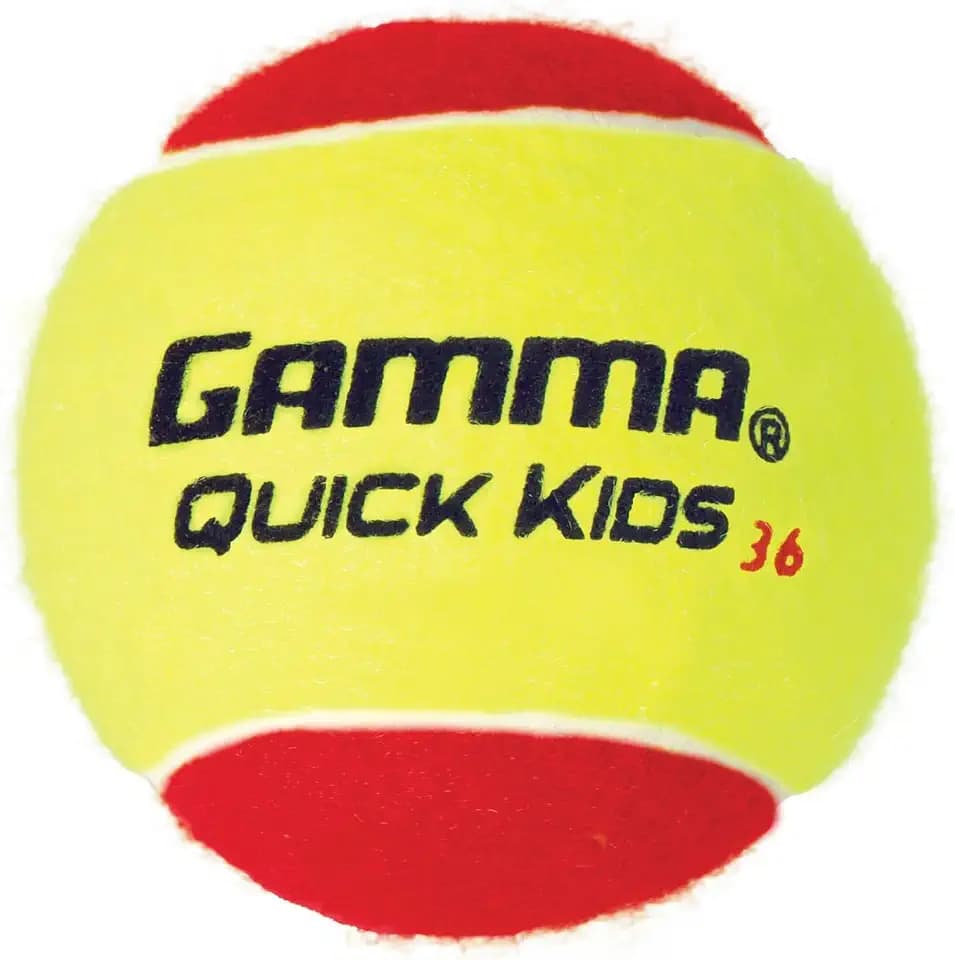 GAMMA Quick Kids Training Tennis Balls for Kids & Beginners, Low-Compression Core Reduces Speed & Bounce, Great for Tennis Practice, USTA & ITF Approved for 10 & Under Tournaments Parent