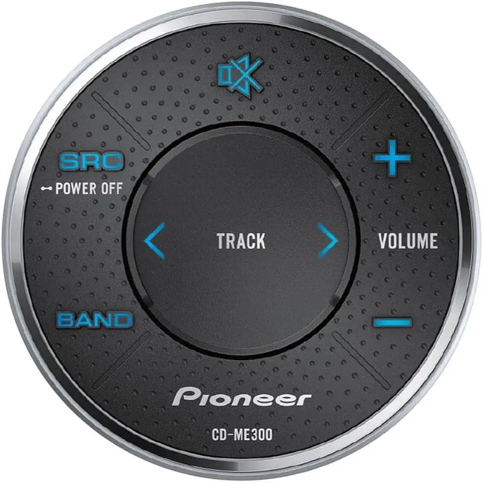 Pioneer CD-ME300 Wetterfeste Outdoor Kabelfernbedienung, Allwettertaugliche Fernbedienung für den Outdooreinsatz auf Booten, an Wohnmobilen oder im Außenbereich