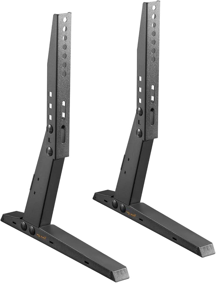 mywall HP35L Universal Standfuß für Flachbildschirme, 13" - 37" (33-94cm) bis 35kg Schwarz 20 Jahre Garantie