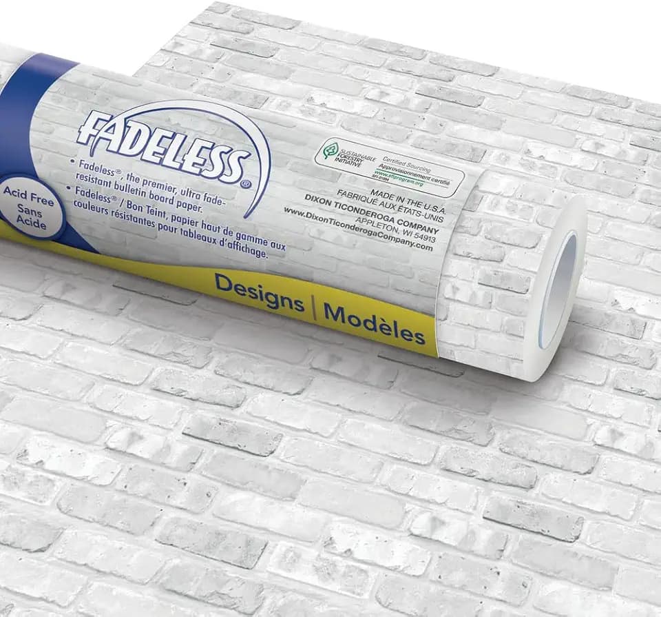 Fadeless Bulletin Board Paper, Fade-Resistant Paper for Classroom Décor