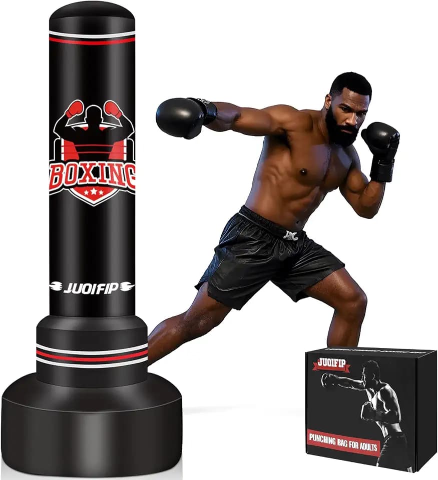 Freestanding Punching Bags for Adults Teens, not Included Pump and Gloves