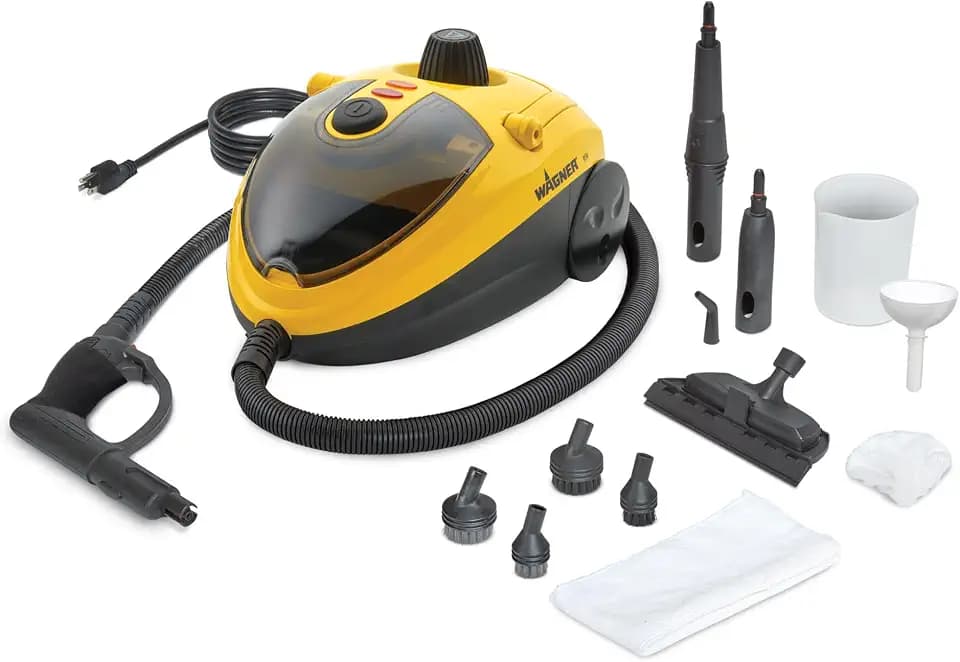 Wagner Spraytech 905e Auto Steam Cleaner, 12 Accessories for Cars