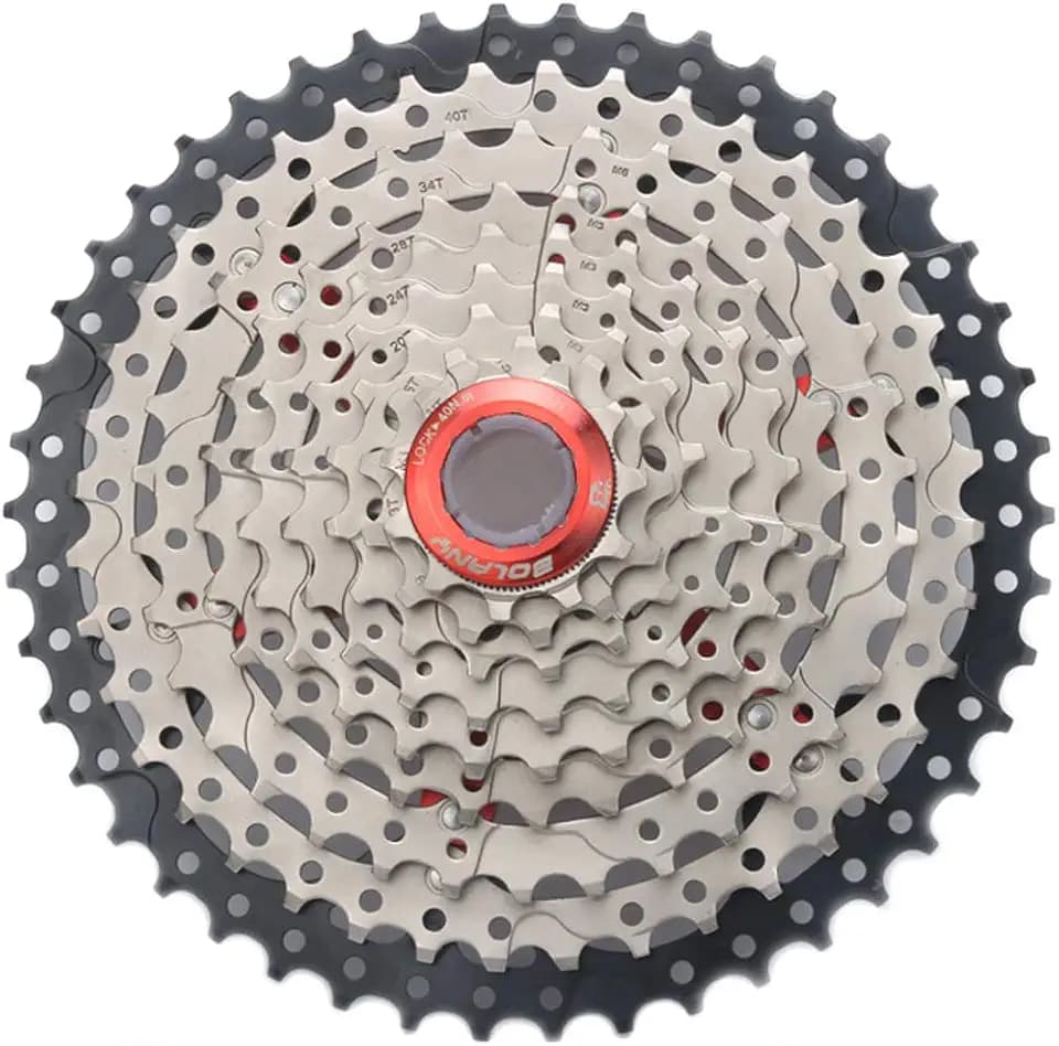BOLANY Bike 8/9/10 Speed Cassette 11-25T/32T/36T/40T/42T/46T/50T Fit for MTB Bike, Road Bicycle, Lightweight Cassette, Compatible with Shimano SRAM Sunrace