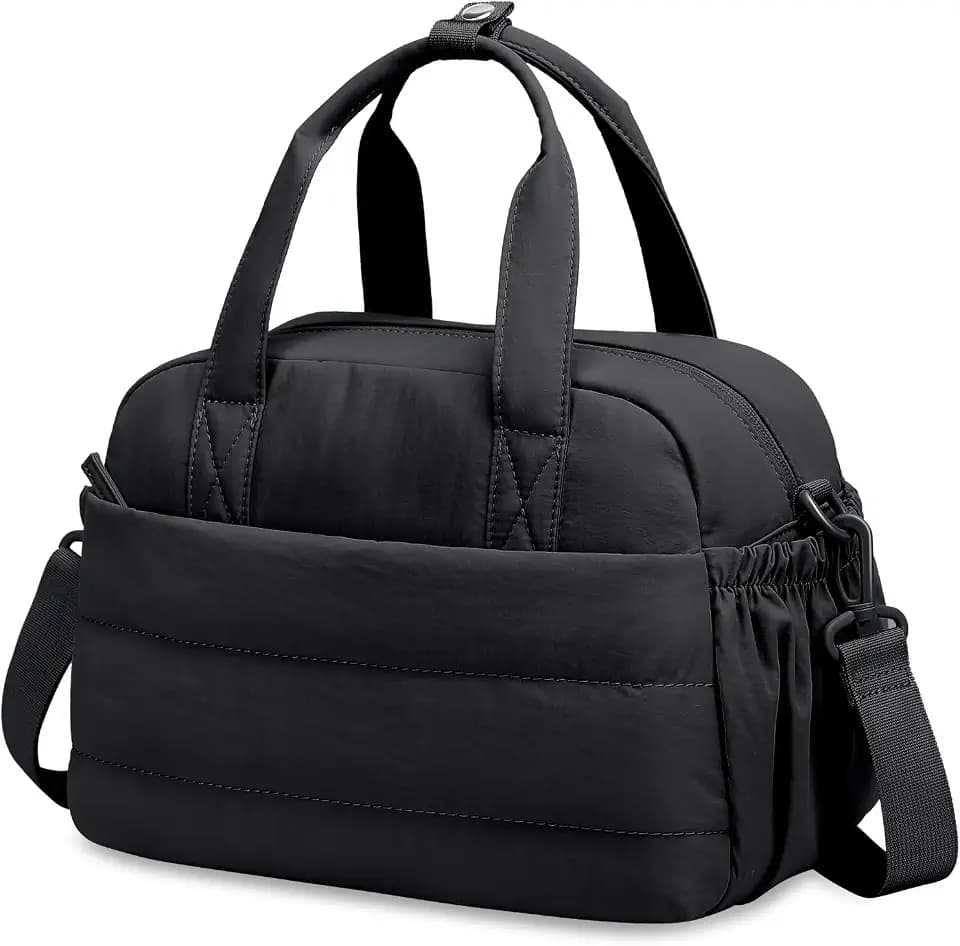 CAMTOP Lunch Box for Women Men Insulated Lunch Bag Lunch Tote Bag Leakproof Thermal Cooler Large Capacity for Travel Work School Picnic (Black, Medium)