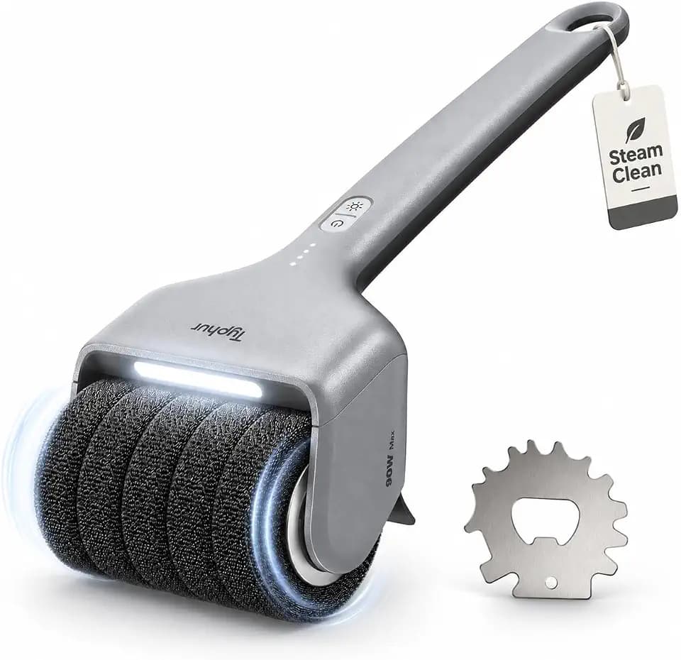 Typhur Electric Grill Brush, Anti-Stall Technology, Bristle-Free Design