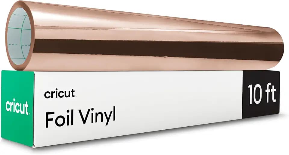 Cricut® Foil Vinyl - Rose Gold - 12 in x 10 ft