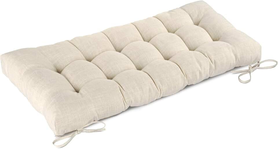 Indoor Bench Cushion for Indoor Furniture 48"x19" Beige 1 Pc