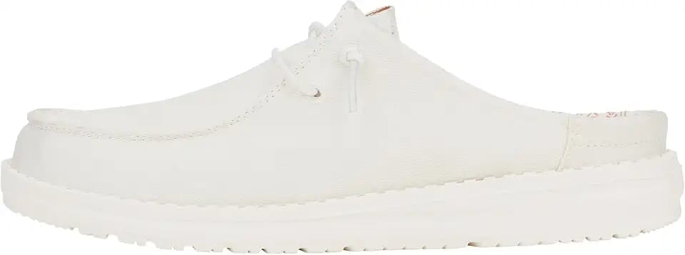 HEYDUDE Women's Wendy Slip Mule Classic | Lightweight Women's Slip-On Shoes | Comfortable & Casual Everyday Footwear