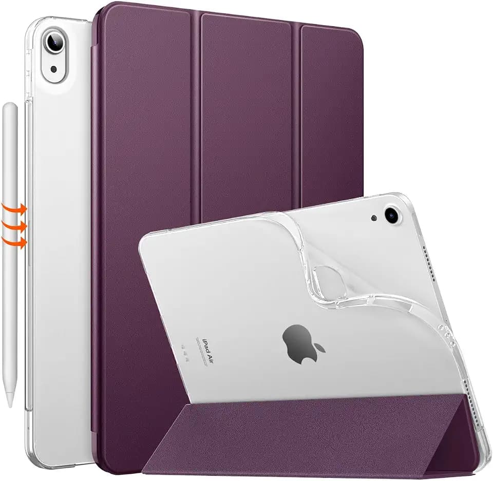 Moko Hülle für iPad Air 11 Zoll M4/M3/M2 (2026/2025/2024), Tiefes Lila