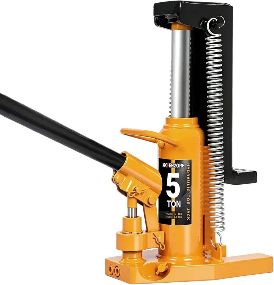 Toe Jack, 2.5T Toe/ 5T Top Hydraulic Claw Type Jack Lift