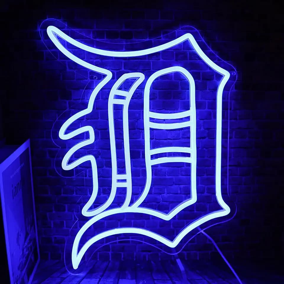 Baseball Sports Team Neon Sign for Men Cave Wall Decor