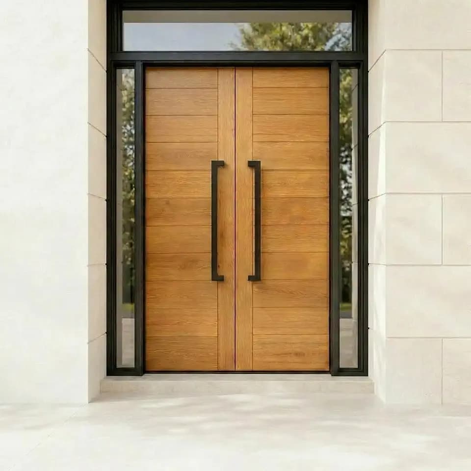 Modern Contemporary Long Stainless Steel Push Pull Door Handle for Home Entrance Glass Shower Wooden Barn & Office Store Shop Doors