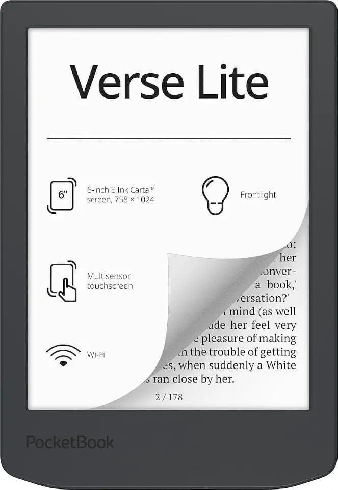 Pocketbook Verse Lite - Midnight Grey