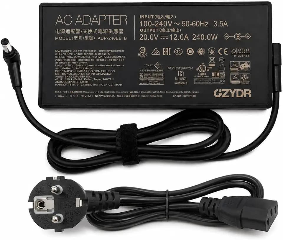 Neue 240W 20V 12A ADP-240EB B Netzteil Netzteil für ASUS ROG 15 GX550LXS RTX2080 S15 G15 G513 GX550LXS RTX2080 G733QM G733QS G733QSA RTX2080 Laptop Ladegerät
