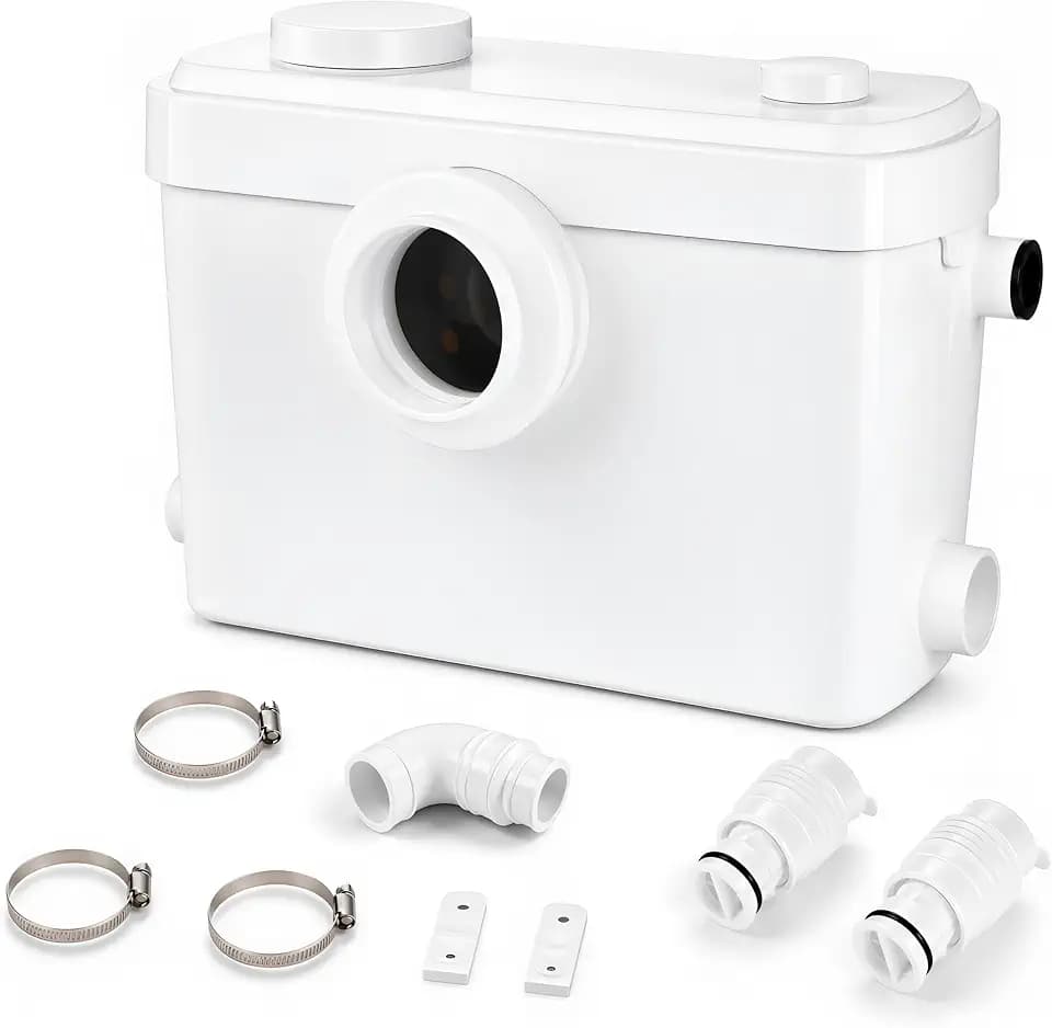 Trupow 600W 110V Macerator Sewerage Pump Waste Water Marine Toilet Bathroom Disposal Laundry