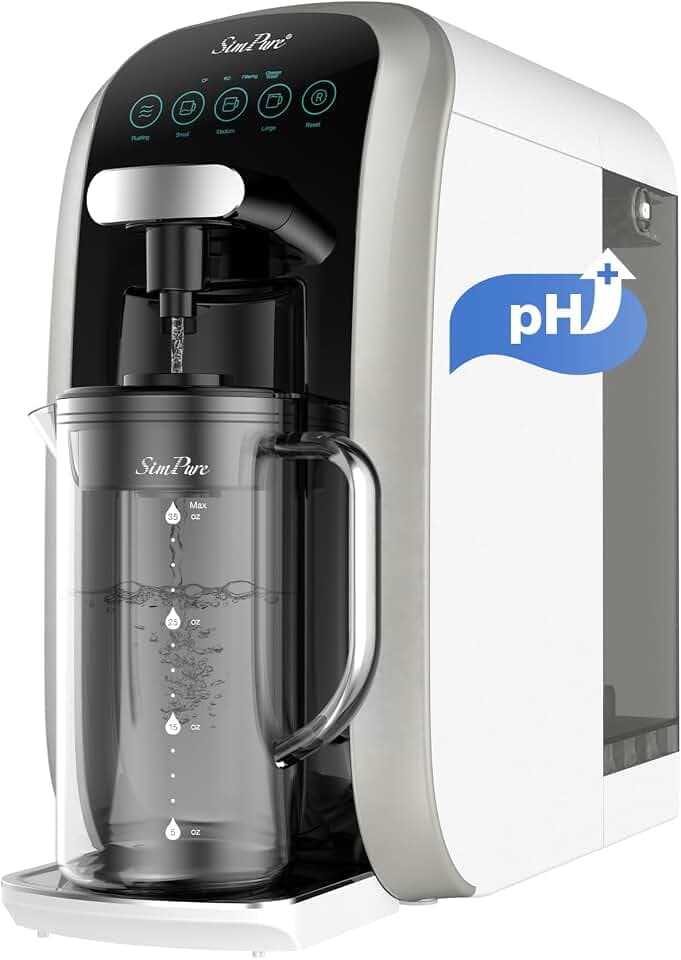 SimPure Y7T-A Countertop Reverse Osmosis Water Filter, 5 Stage Mineral RO