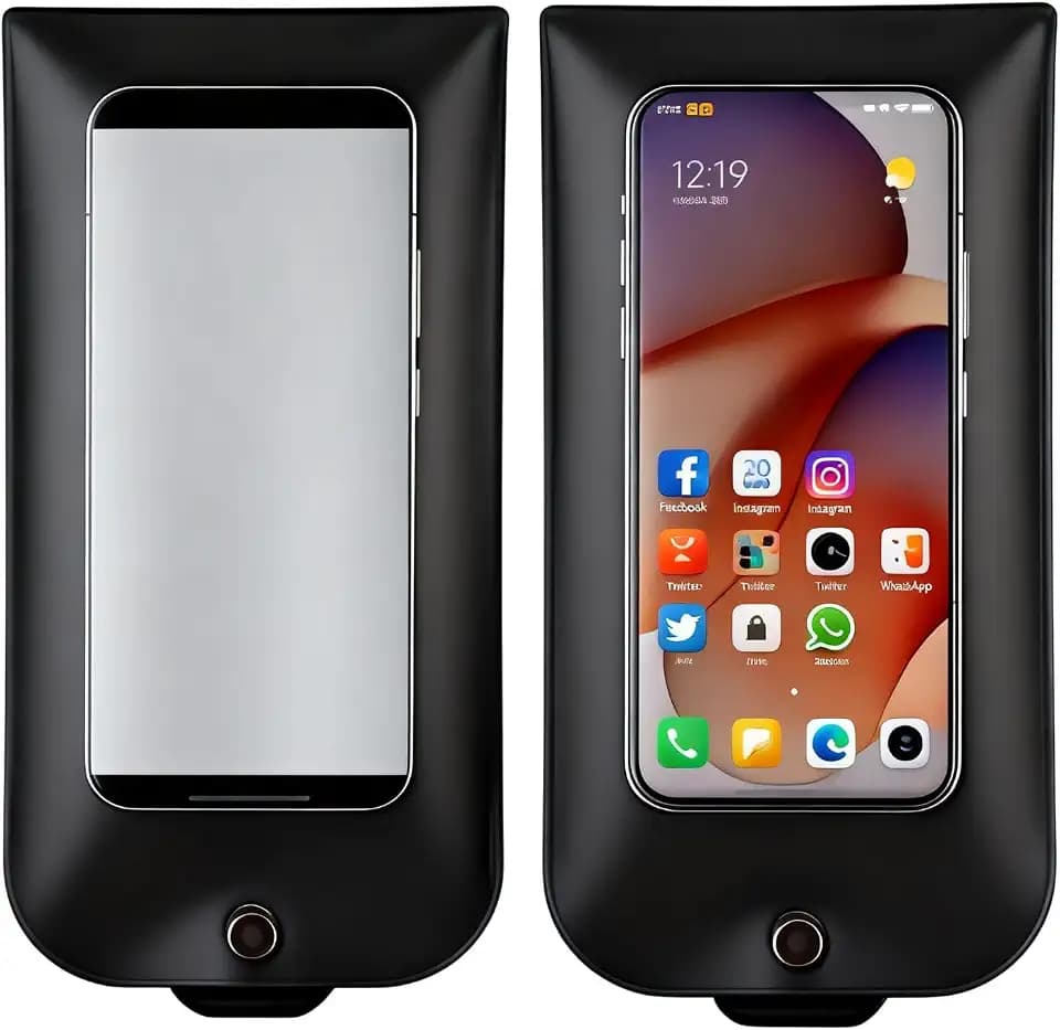Privacy Phone Bag, 50 Packs Anti-Camera Pouch with Secure Closure | No Photography Phone Bag for Wedding Party, Business & Events (Fits 6.9")