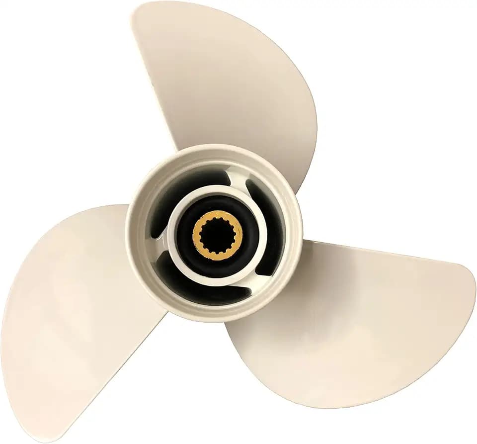 Boat Propeller 13 1/2x15-K for Yamaha 60HP 70HP 75HP 80HP 85HP 90HP 115HP 130HP Outboard Engine 15 Tooth,13.5x15 Pitch