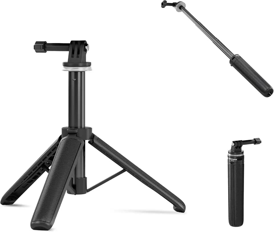 NEEWER Basic Selfie Stick Stativ für DSLR Actioncams & Webcams Mini Vlogging Tischstativ kompatibel mit GoPro Hero 13/12 Insta360 DJI Osmo Action 5 Pro AKASO EK7000 Brave 4 7, TP46
