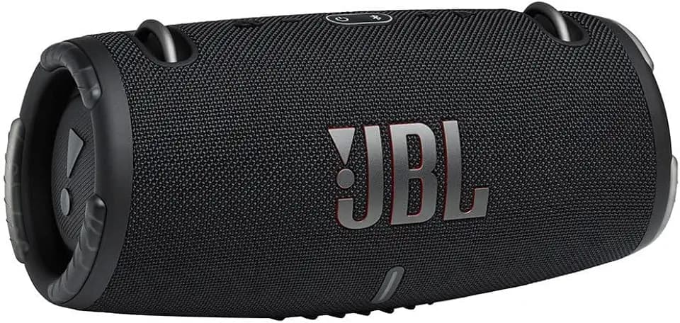 JBL Xtreme 3 Musikbox - Schwarz – Wasserdichter, portabler Stereo Bluetooth Speaker mit integrierter Powerbank – Mit nur einer Akku-Ladung bis zu 15 Stunden Musikgenuss