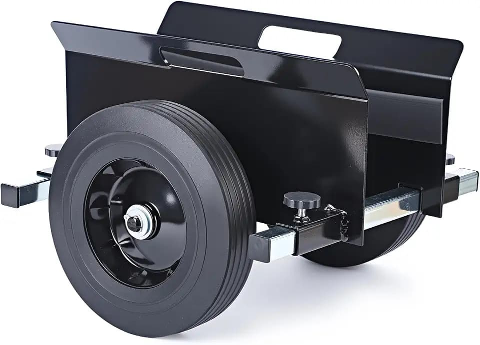 Heavy Duty Panel Dolly,10" Rubber Wheels Adjustable Drywall Cart