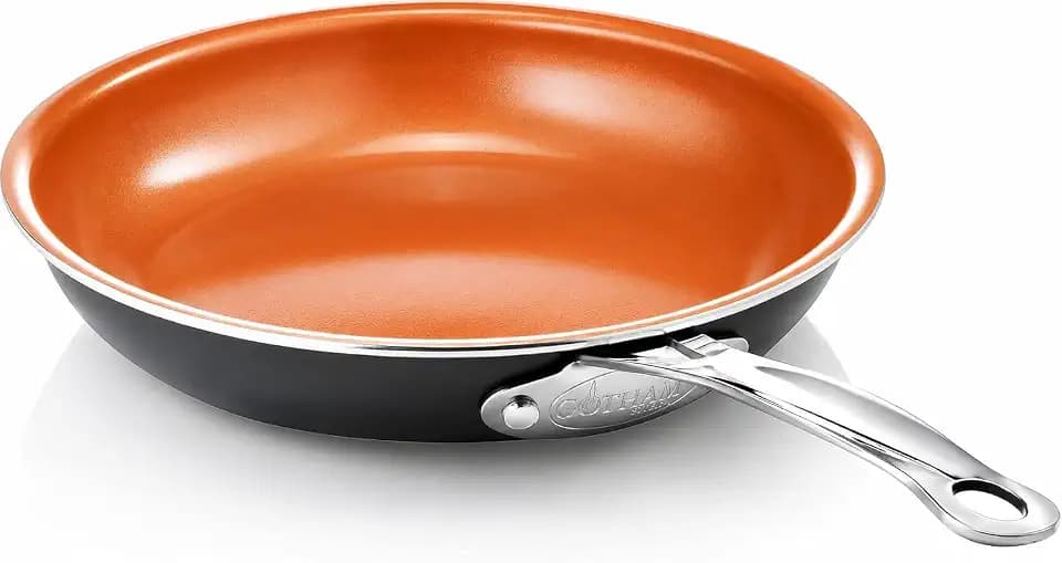 GOTHAM STEEL 8 Inch Copper Non Stick Frying Pans Skillet