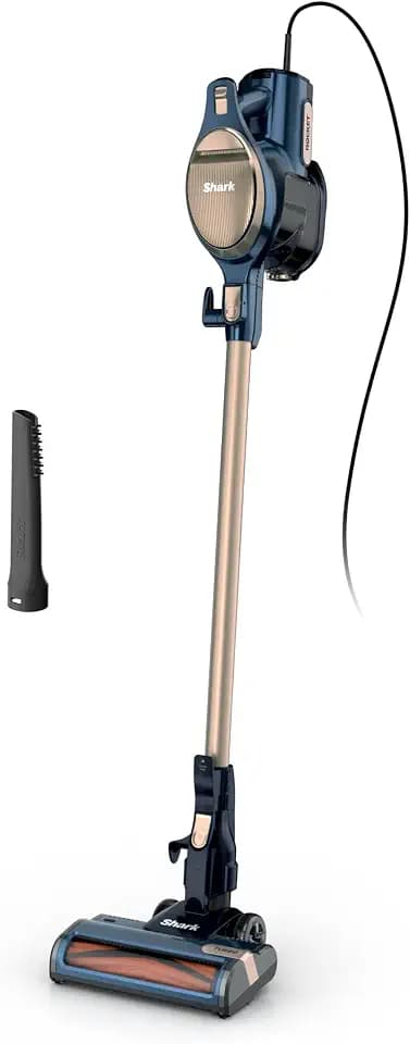 Shark Rocket Turbo Corded Stick Vacuum, Self-Cleaning, Navy, TV301