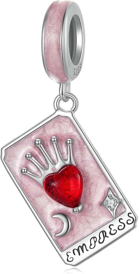 Mysterious Retro Tarot Cards Charms 925 Sterling Silver Beads Pendant Fits Pandora Bracelet Necklace for Women
