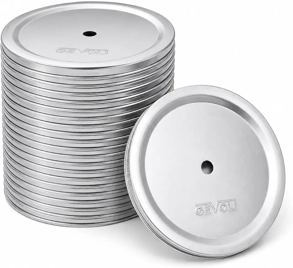 20-Pack Aluminum Lids, Designed for (20oz) Top Cup Reusable Party Cups