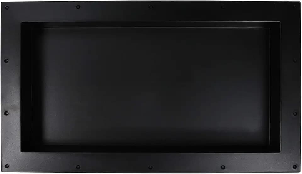 Over Mount Installation SHOWER CUBE Ready For Tile Waterproof Leak Proof Bathroom Recessed Shower Shelf Shower Niche Organizer Storage For Shampoo and Toiletry Storage (16" x 28", Black)