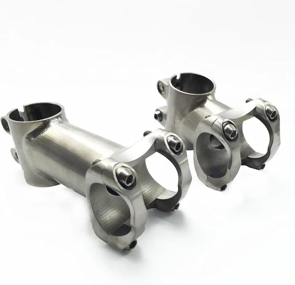 TiTo Titanium Bicycle Stem Bike Stem MTB BMX Mountain Road Handlebar Stem 25.4mm/31.8mm X Length 50/60/70/80/90/100/110/120mm
