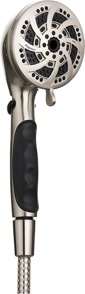 ETL Oxygenics 92489 Fury RV Handheld Shower - Brushed Nickel, 72 inch Hose length