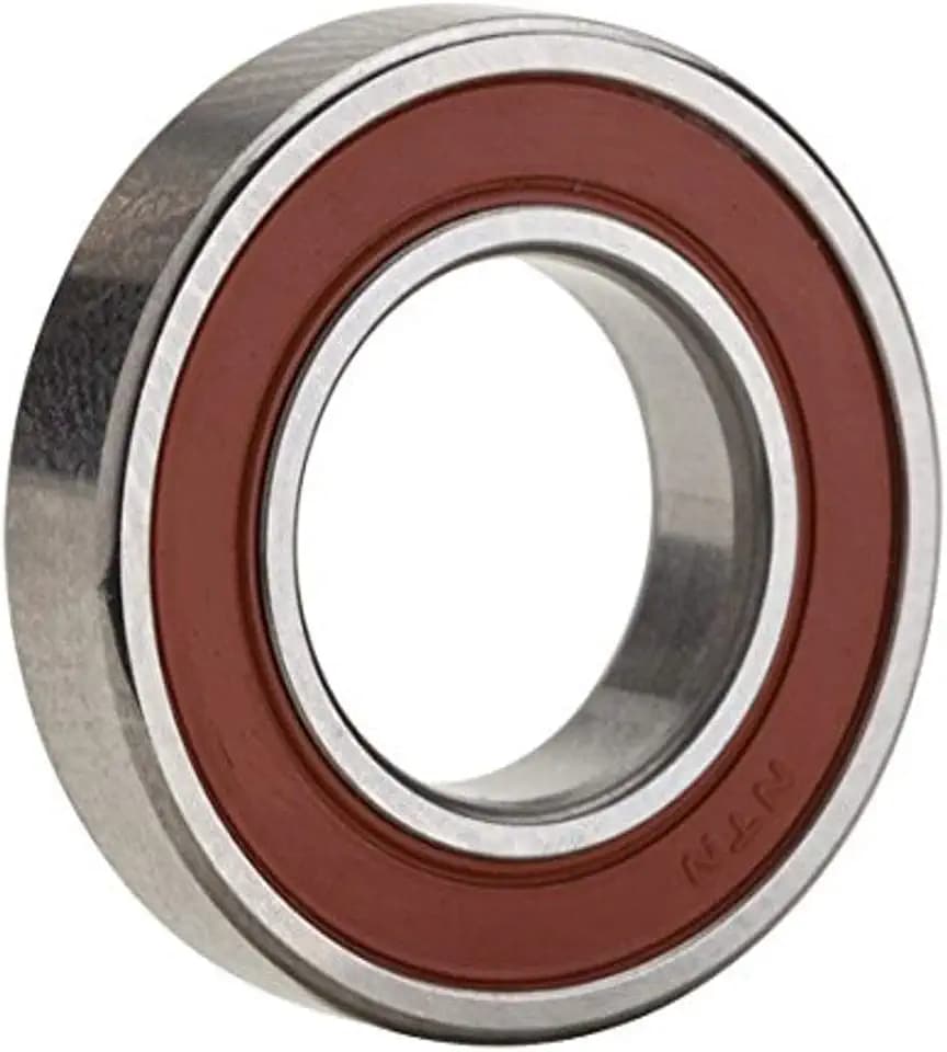 NTN Bearing 6305LLBC3 Single Row Deep Groove Radial Ball Bearing, Non-Contact, C3 Clearance, Steel Cage, 25 mm Bore ID, 62 mm OD, 17 mm Width, Double Sealed