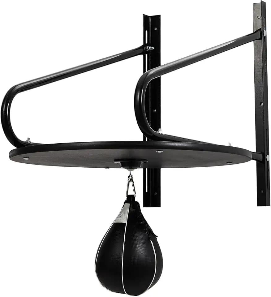Garvee Speed Bag Platform Kit, 24" Adjustable Wall Mount Boxing Training Equipment with 360° Swivel, Punching Ball for Home Gym Boxing Training