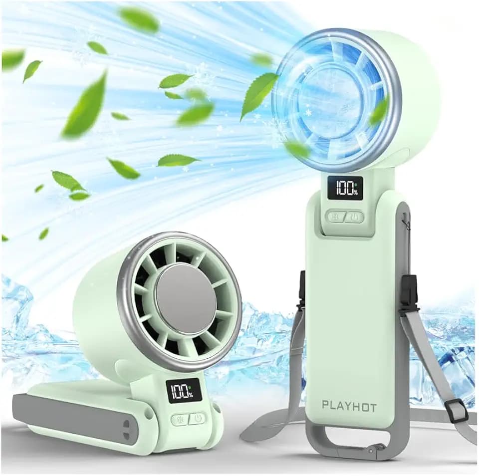 PlayHot Portable Handheld Cooling Fan, Travel Essentials, Gifts for Women
