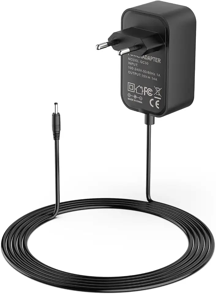 Ladekabel 21W Netzteil für Alexa Echo 15V 1.4A Ladegerät Kabel 1,8m