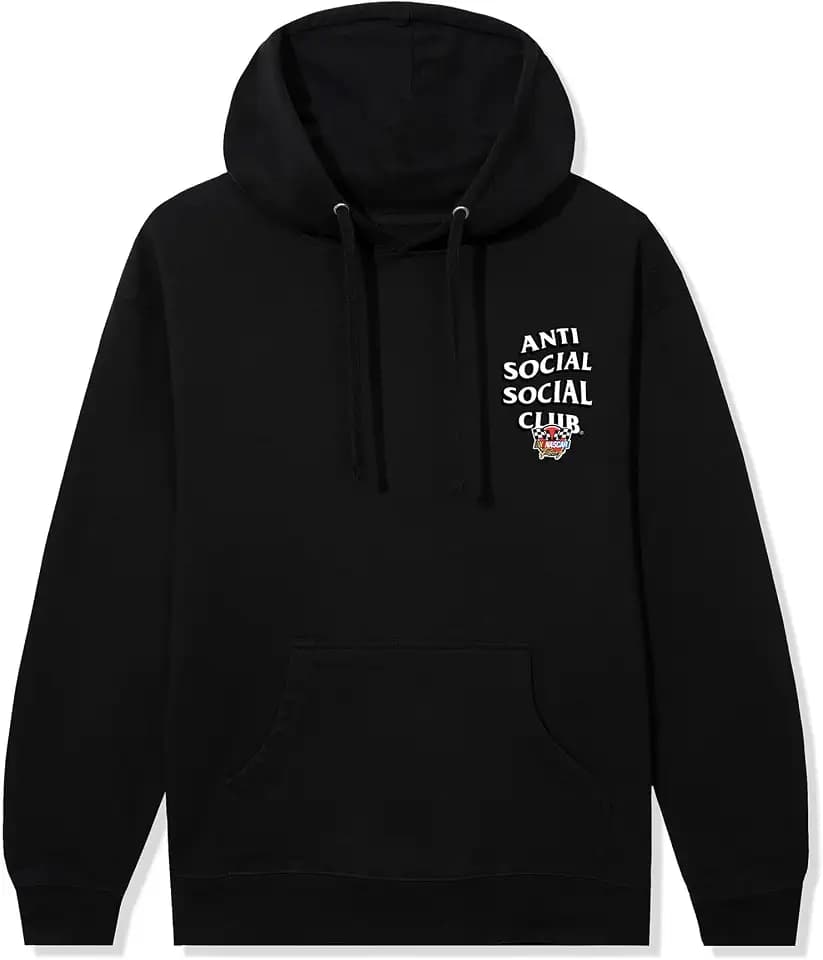 Anti Social Social Club Unisex Adult Assc X Motorsport Hoodie-black