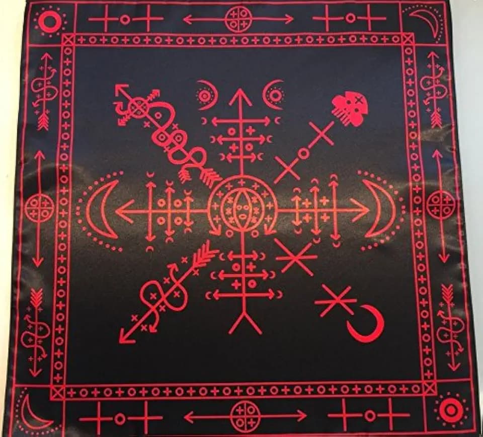 Ritual Tablecloth Rites Voodoo Black Version