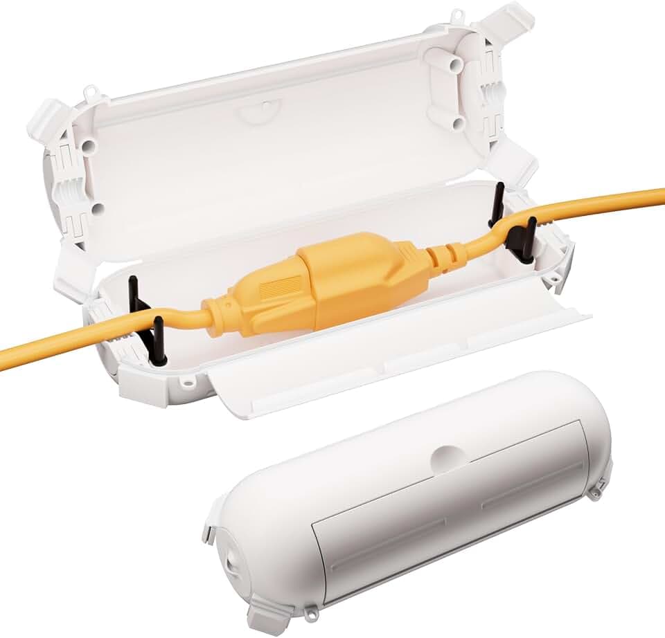 RESTMO 2 Pack Outdoor Plug Cover, Waterproof Outdoor Extension Cord Cover