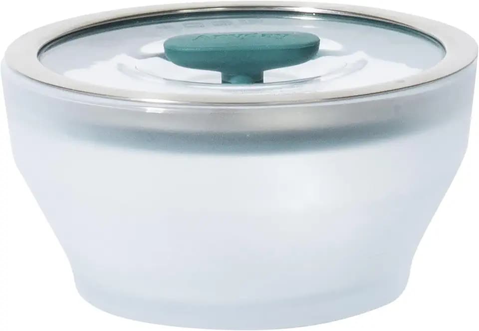Anyday 4-Cup Microwave Cookware & Glass Container with Vented Lid (Kale)