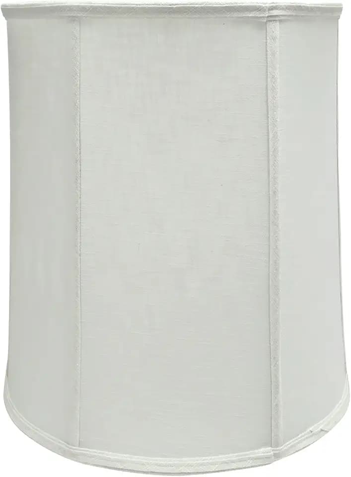 Aspen Creative 35037A Transitional Empire Shaped Spider Construction Lamp Shade in Off White, 14" wide (12" x 14" x 15")