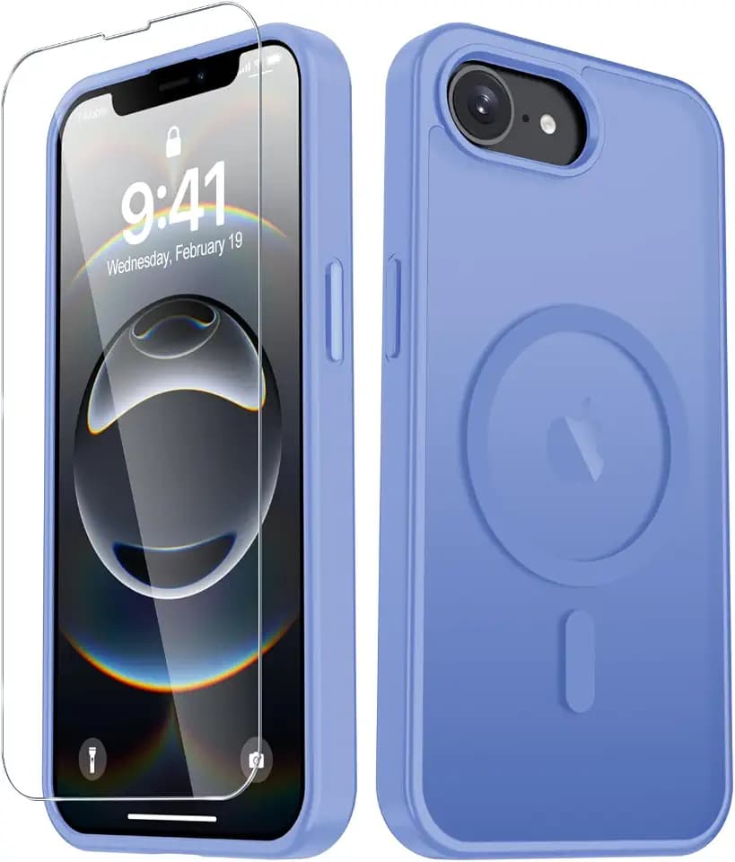 YENAPOON for iPhone 17e Case, iPhone 16e Case, Magnetic Cover, Purple