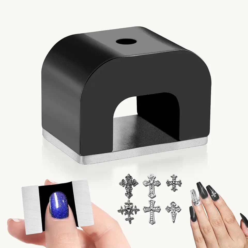 Strong Horseshoe Magnet for Cat Eye Nail, Education, 30LB U Shaped Magnet