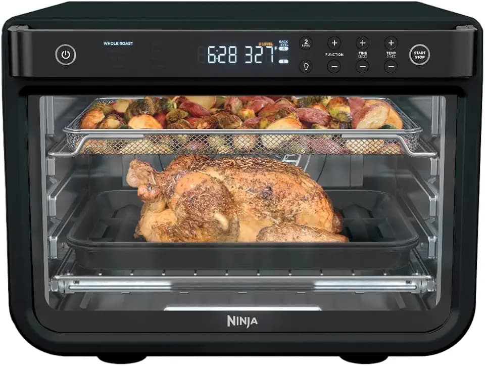 Ninja Foodi XL Pro Air Fry Oven, 8-in-1, Countertop, Black, DT202BK