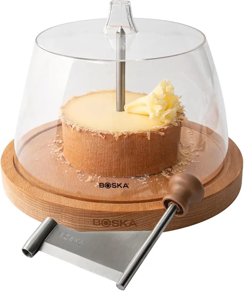 BOSKA Cheese Curler Amigo with Dome - Cheese Shaver for Tête de Moine